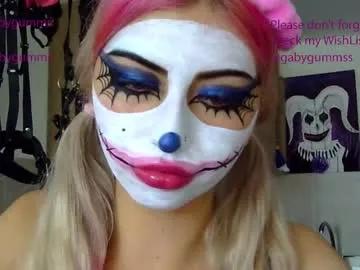 gabygumms — Im your BDSM Clown GirlGOAL: Blowjob so dirty for let my face full of saliva #bdsm #petite #ahegao #goth #smalltits  Plz dont forget to give me like here [999 tokens remaining]