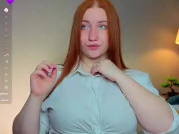 ginger_twinkle — GOAL: wet shirt [20 tokens remaining] Hello to my room, help me take 200 thumbs up ! #18 #bigboobs #redhead #teen #bigass