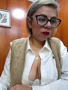 _Cata-Office1 — Totally naked! Blowjob real cumshot FACE